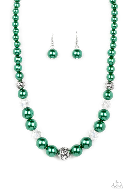 The NOBLE Prize Green Necklace & Bracelet Set - Paparazzi Accessories