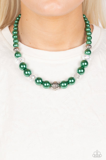 The NOBLE Prize Green Necklace & Bracelet Set - Paparazzi Accessories