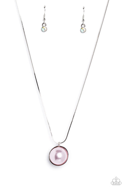 Haute Hybrid Pink Pearl Necklace - Paparazzi Accessories