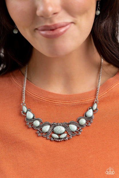 EYE Wish I May... Blue Necklace & Bracelet Set - Paparazzi Accessories
