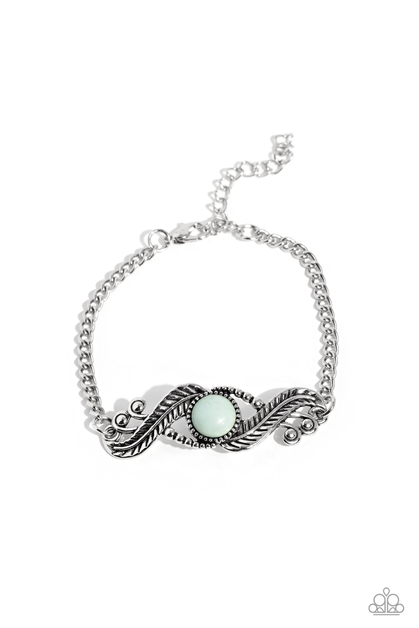 Eye in the Sky Blue Clasp Bracelet - Paparazzi Accessories