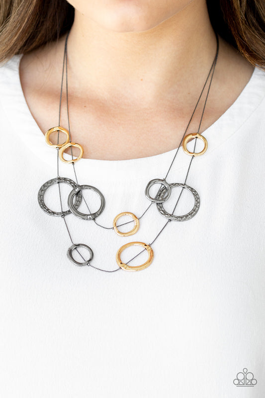 Ageless Aesthetics Black Necklace - Paparazzi Accessories