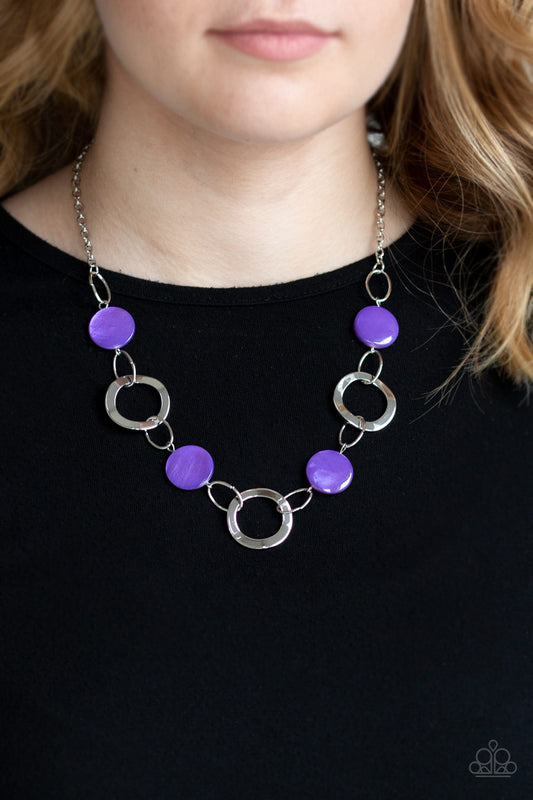 Bermuda Bliss Purple Necklace - Paparazzi Accessories