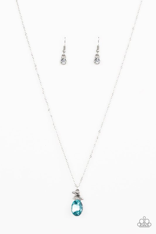 Diamonds For Days Blue Necklace - Paparazzi Accessories