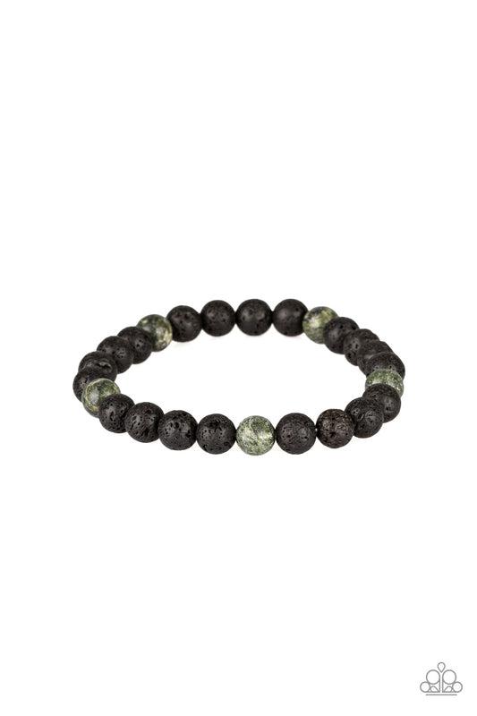 Enlivened Green Urban Bracelet - Paparazzi Accessories
