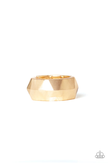 Industrial Mechanic Gold Urban Ring - Paparazzi Accessories