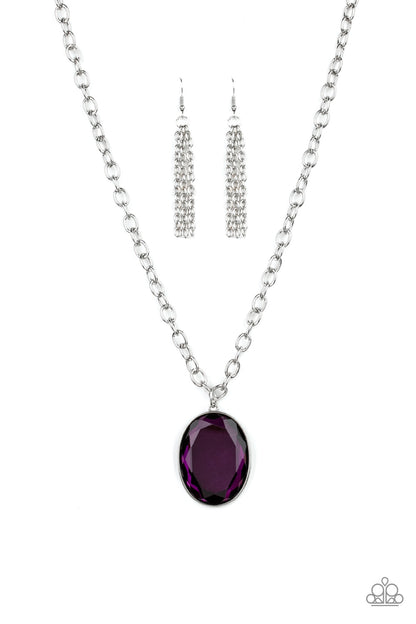 Light As HEIR Purple Necklace - Paparazzi Accessories