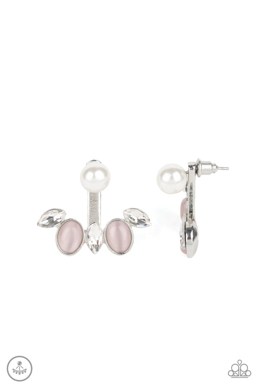 Modern Sophistication Pink Earring - Paparazzi Accessories