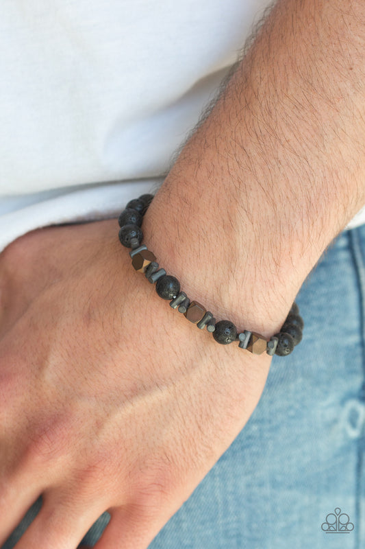 Rejuvenated Copper Urban Bead Bracelet - Paparazzi Accessories