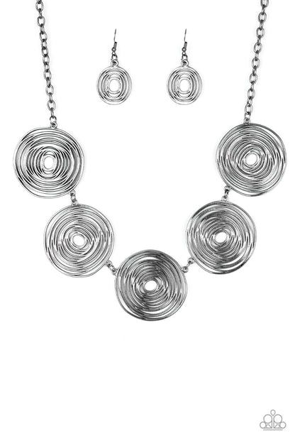 SOL-Mates Black Necklace - Paparazzi Accessories