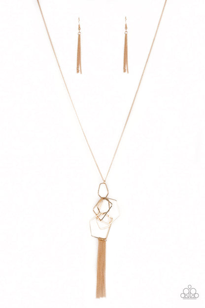 The Penthouse Gold Necklace - Paparazzi Accessories