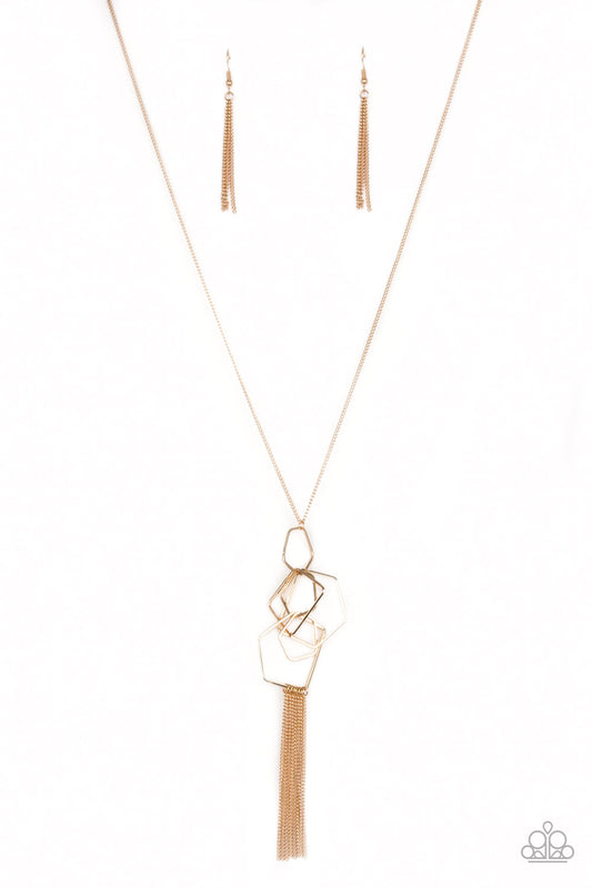The Penthouse Gold Necklace - Paparazzi Accessories