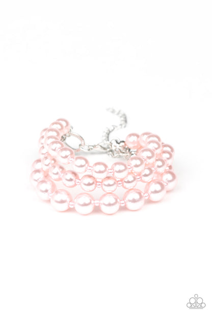 Total PEARL-fection Pink Pearl Bracelet - Paparazzi Accessories