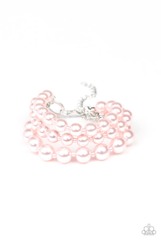 Total PEARL-fection Pink Pearl Bracelet - Paparazzi Accessories