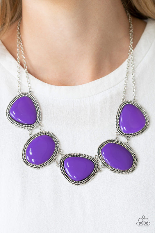 Viva La VIVID Purple Necklace - Paparazzi Accessories