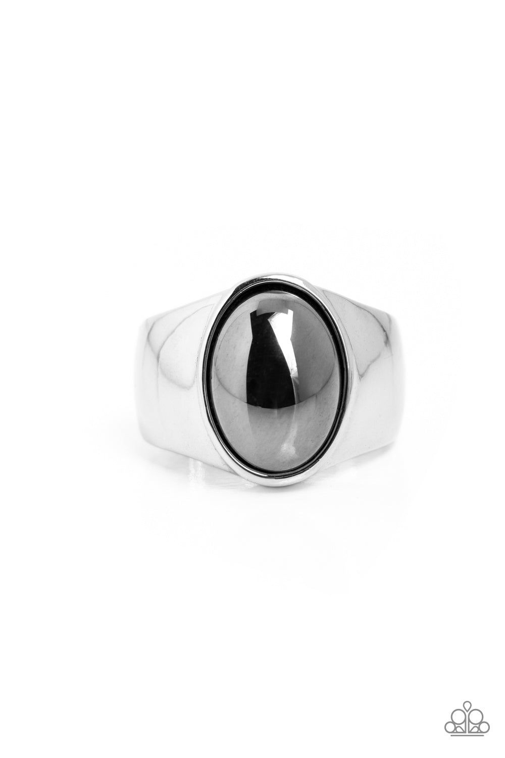 Avant-Garde Age Silver Unisex Ring - Paparazzi Accessories