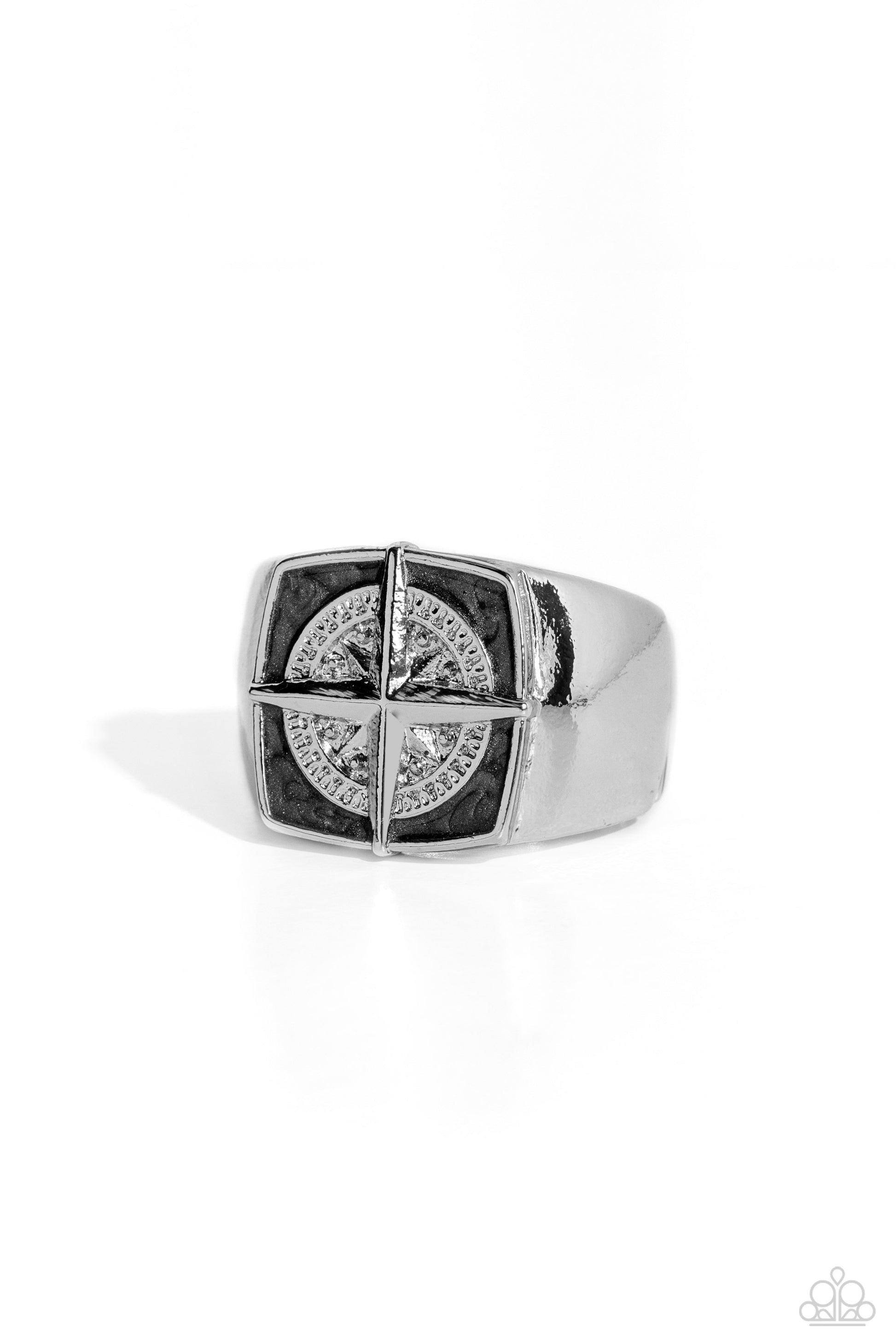 Adventure is Waiting Silver Unisex Ring - Paparazzi Accessories