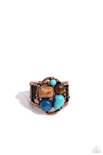 Crafted Collection Copper Ring - Paparazzi Accessories
