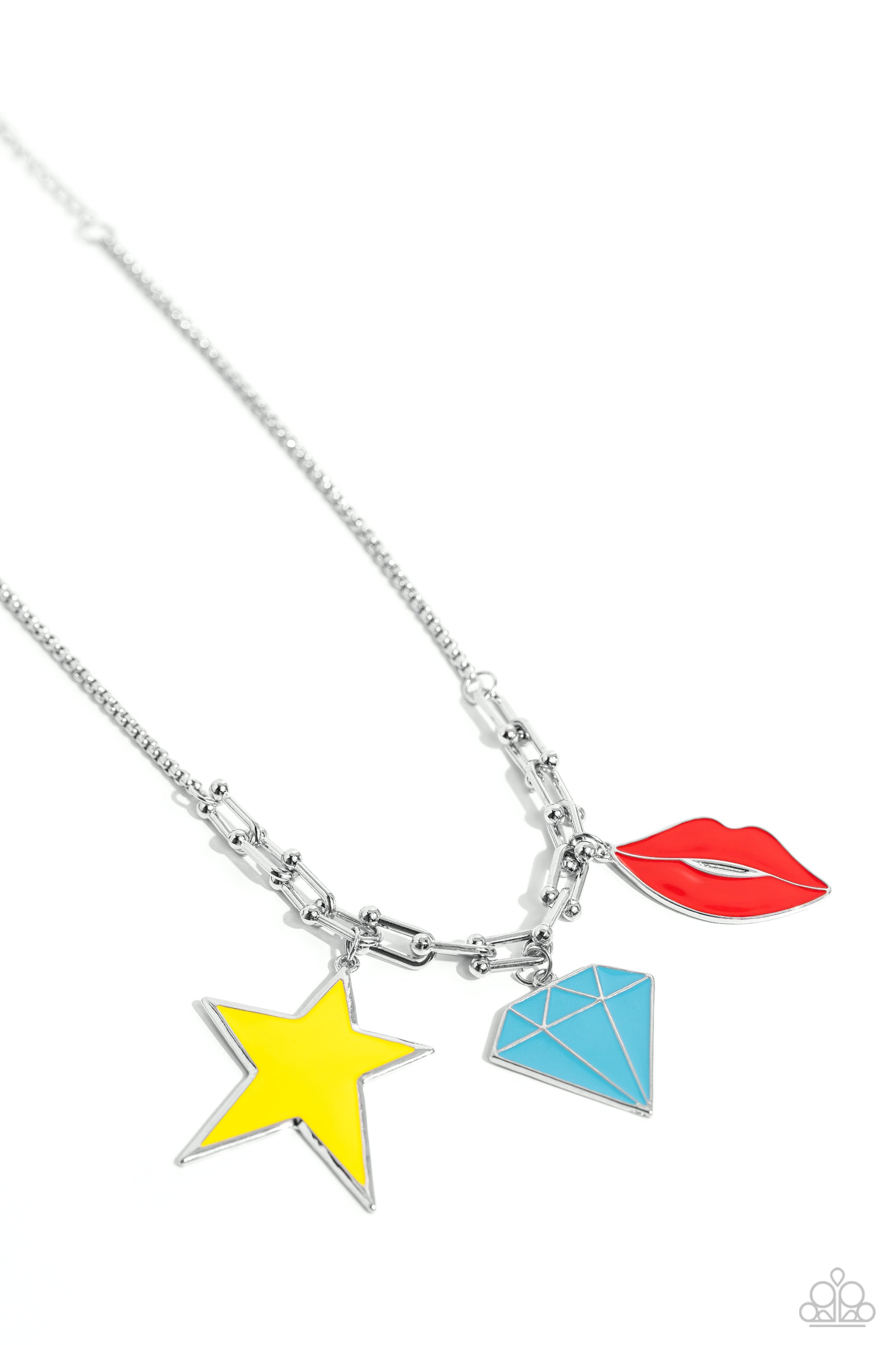 Scouting Shapes Multi Necklace - Paparazzi Accessories