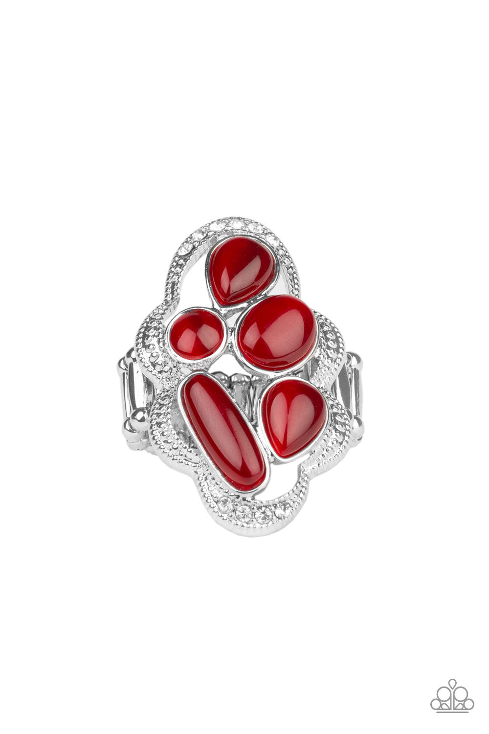 Cherished Collection Red Cat's Eye Ring - Paparazzi Accessories