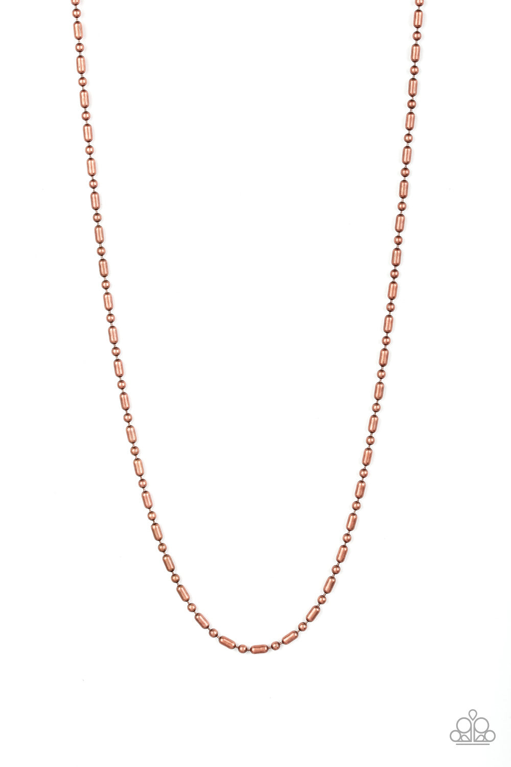 Covert Operation Copper Urban Necklace - Paparazzi Accessories - jazzy-jewels-gems