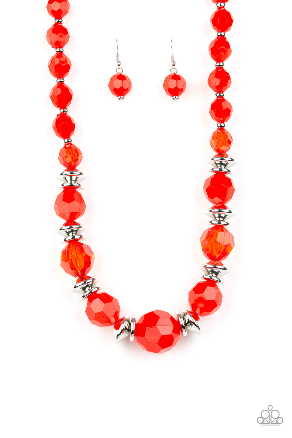 Dine and Dash Red Necklace - Paparazzi Accessories