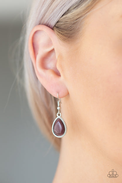 East Coast Essence Purple Moonstone Necklace - Paparazzi Accessories