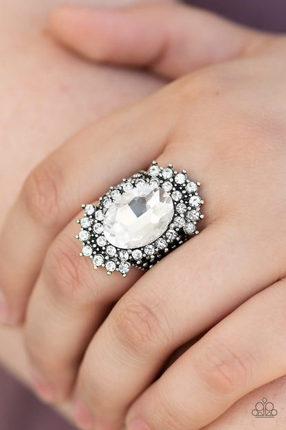 Him and HEIR White Ring - Paparazzi Accessories