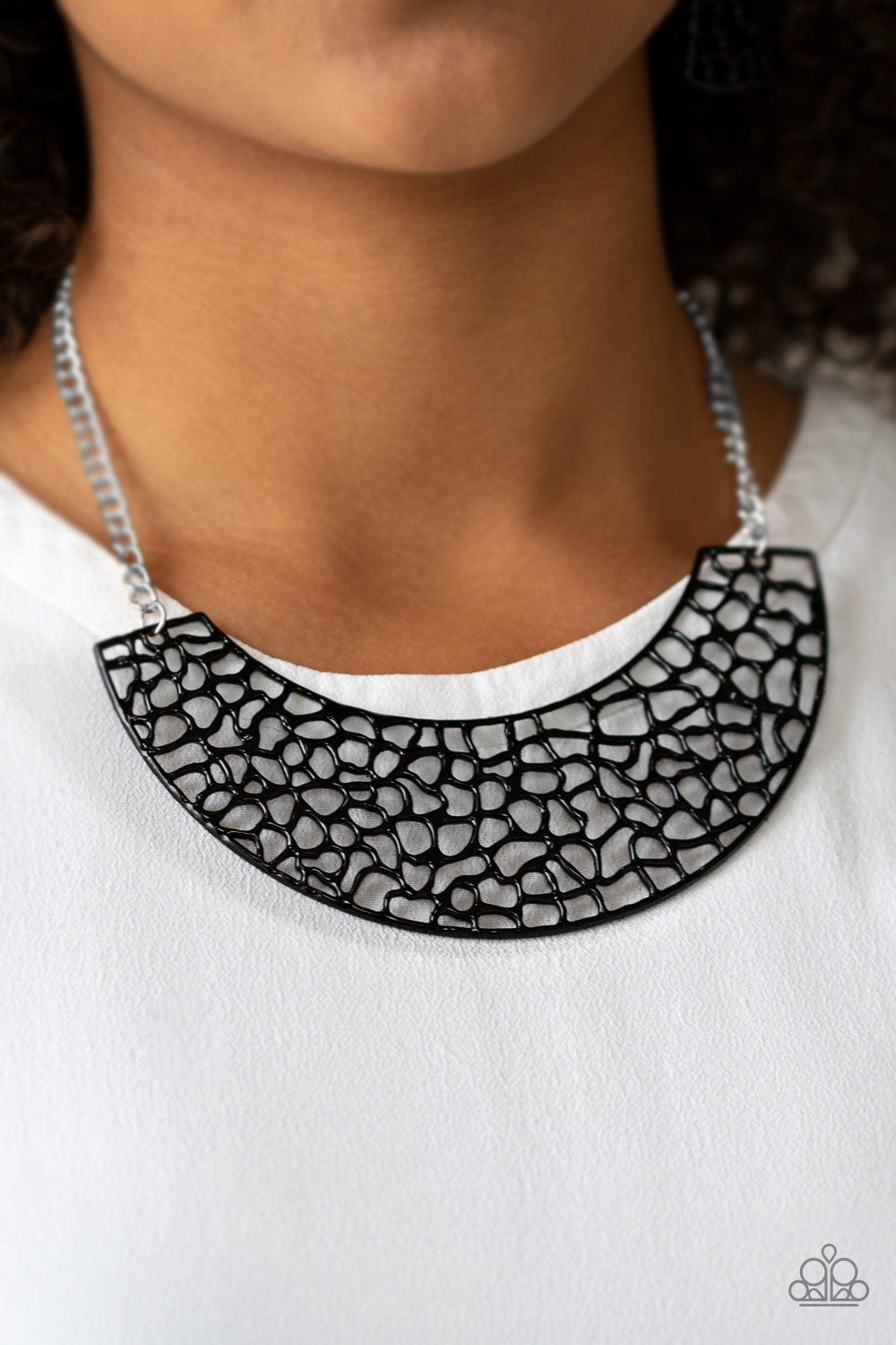 Powerful Prowl Black Necklace - Paparazzi Accessories