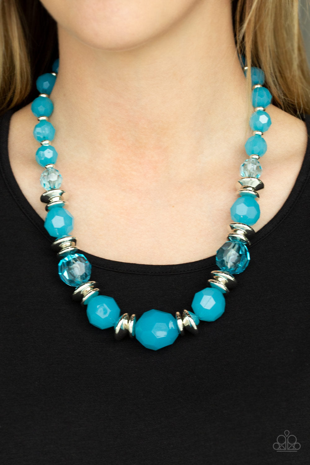 Dine and Dash Blue Necklace - Paparazzi Accessories