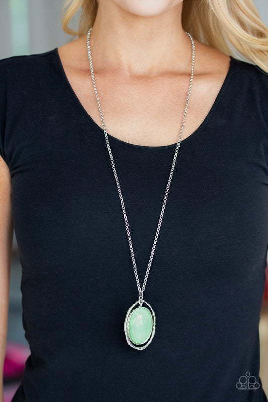 Harbor Harmony Green Necklace - Paparazzi Accessories