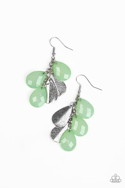 Seaside Stunner Green Earring - Paparazzi Accessories