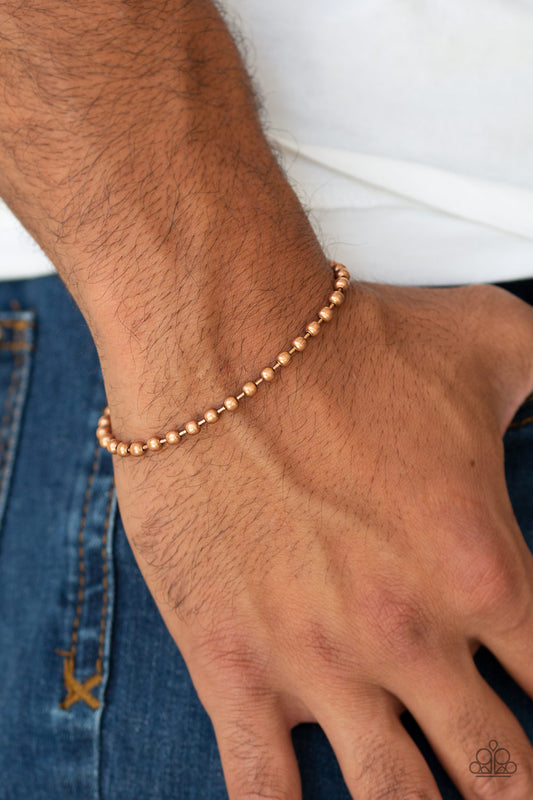 The Recruit Copper Urban Bracelet - Paparazzi Accessories