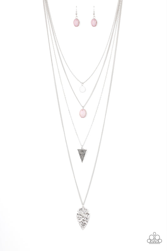 Grounded In ARTIFACT Silver Necklace - Paparazzi Accessories