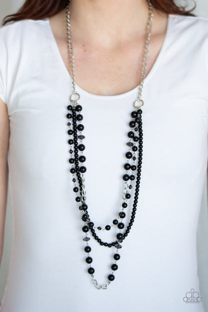 New York City Chic Black Necklace - Paparazzi Accessories