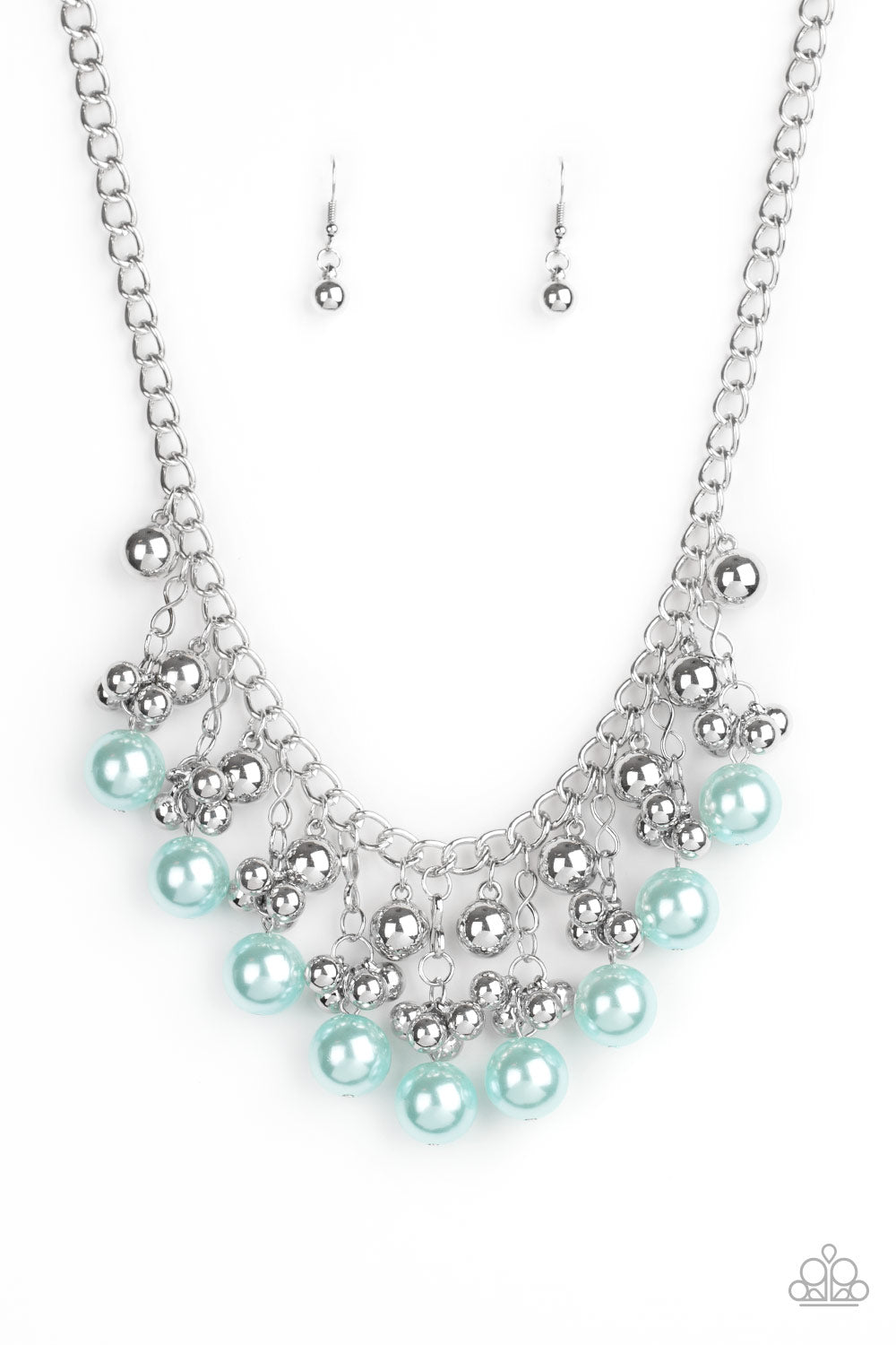Pearl Appraisal Blue Necklace - Paparazzi Accessories
