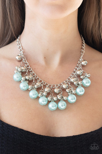 Pearl Appraisal Blue Necklace - Paparazzi Accessories
