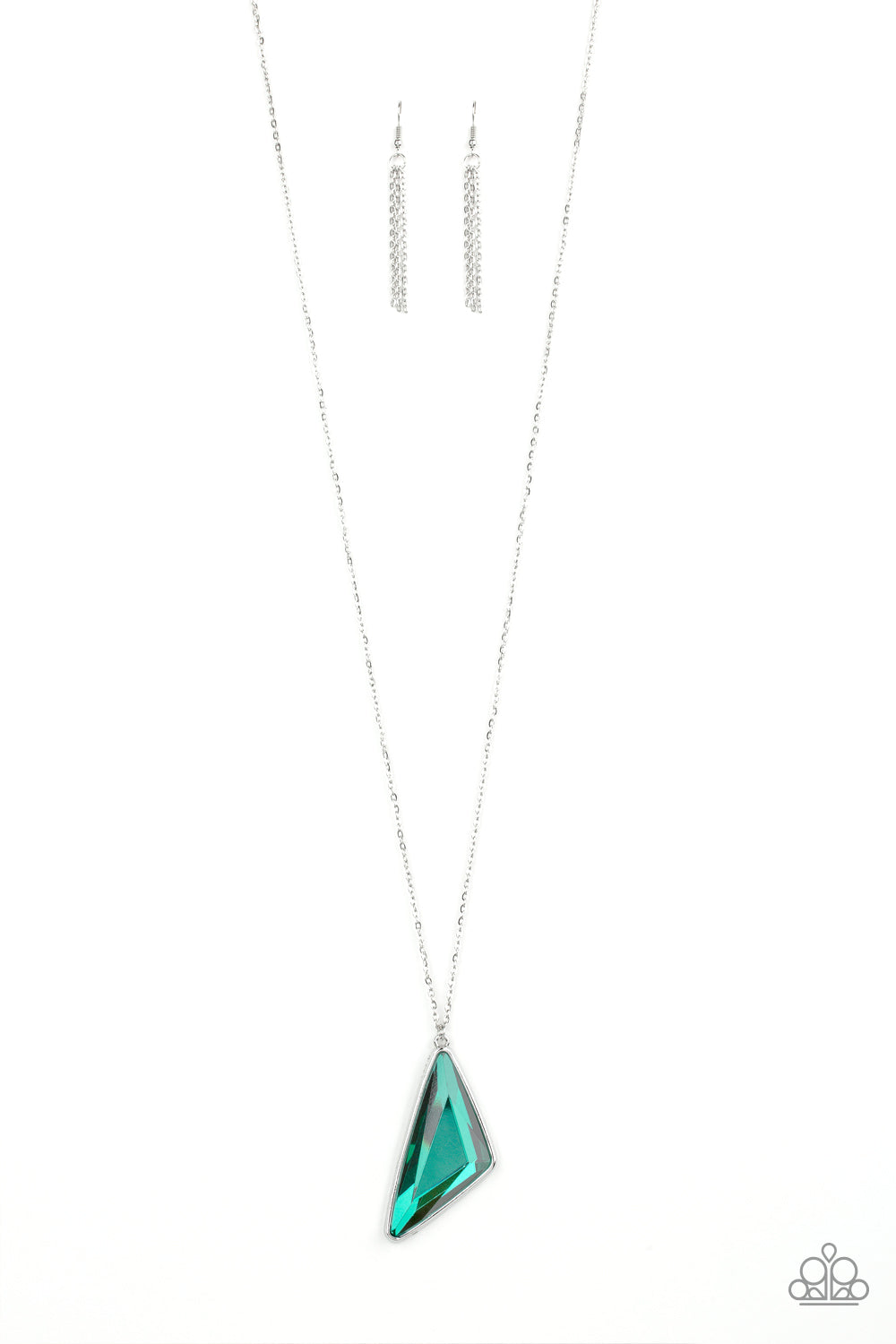 Ultra Sharp Green Necklace - Paparazzi Accessories