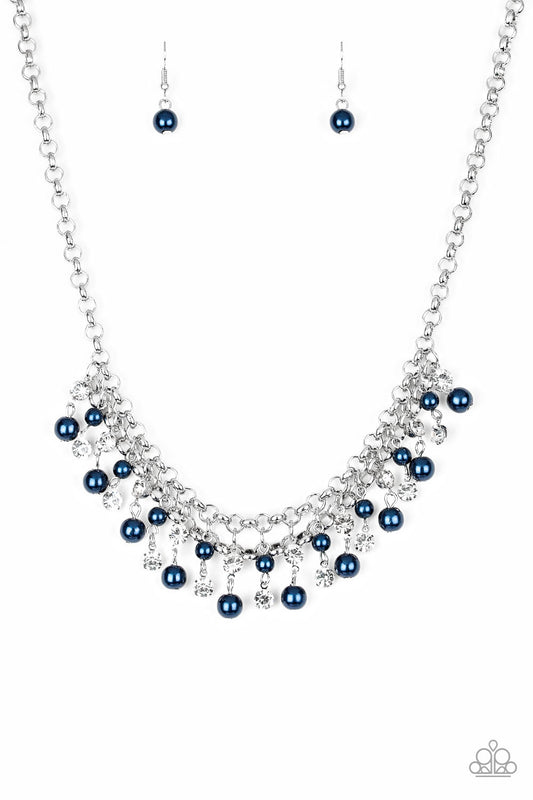 You May Kiss the Bride Blue Necklace - Paparazzi Accessories