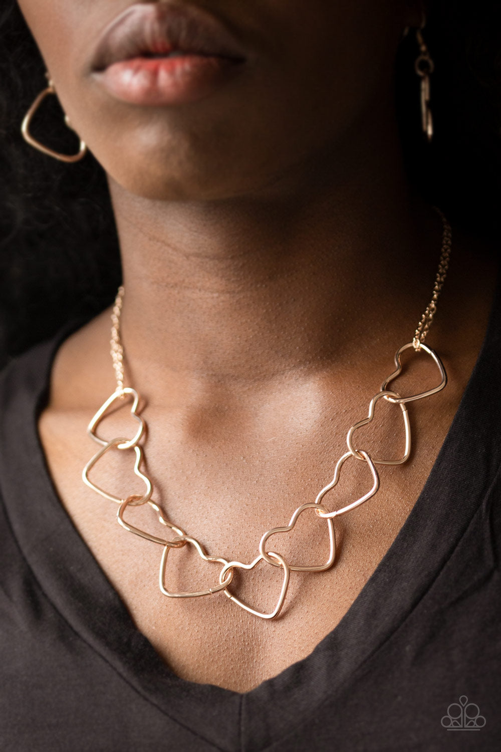 Unbreak My Heart Rose Gold Necklace - Paparazzi Accessories