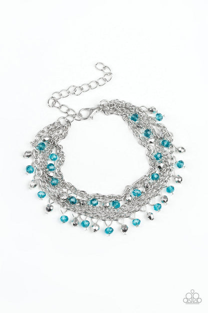 Financially Fabulous Blue Necklace & Bracelet Set - Paparazzi Accessories