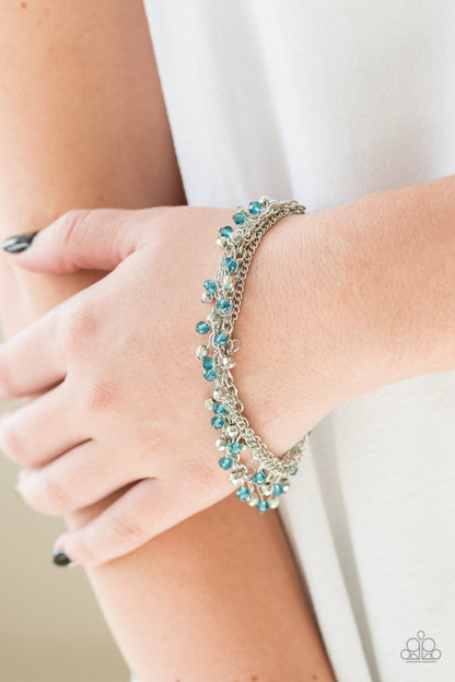 Financially Fabulous Blue Necklace & Bracelet Set - Paparazzi Accessories