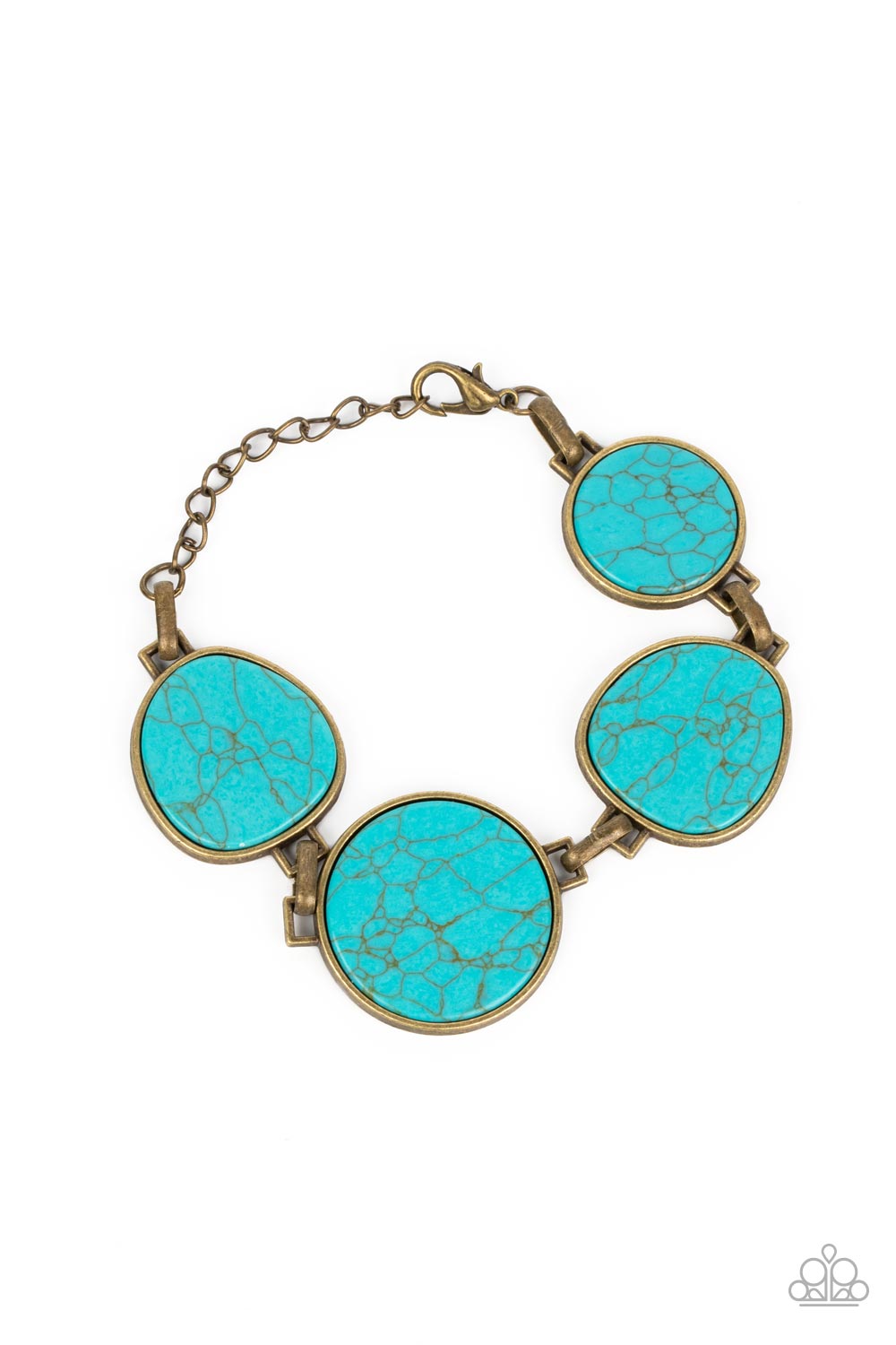 Santa Fe Flats Brass Necklace & Bracelet Set - Paparazzi Accessories