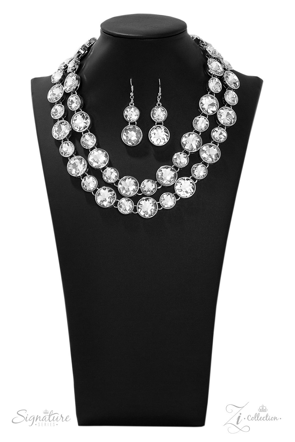 The Natasha Zi Collection 2019 Silver Necklace - Paparazzi Accessories